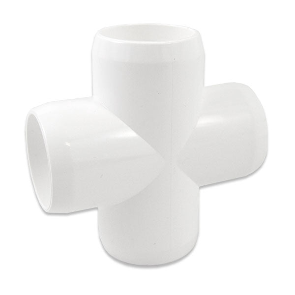 1" PVC Cross - Furniture Grade