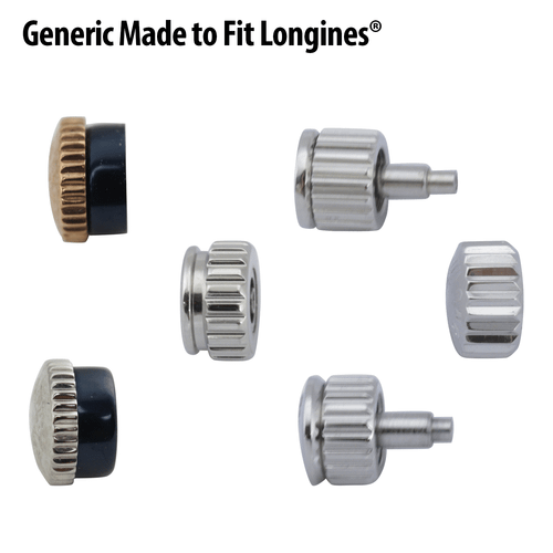 Imitation Made to Fit Longines Brand Watch Crowns