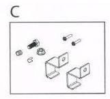 37216R Rail Support Assy, 12-14 foot only
