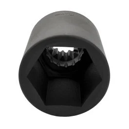 Genius Tools Spline Impact Socket 2-1/4 Inch Deep 3/4 Inch Drive Chrome Molybdenum Durable Heavy-Duty – 569572