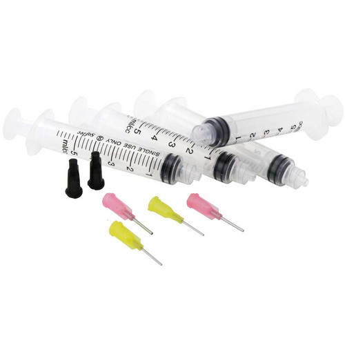 4 Piece Empty Applicator Syringe Set for Glue