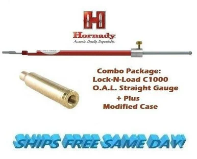 Hornady Lock-N-Load STRAIGHT OAL Gauge C1000+Modified Case 7mm Rem Mag A7MMR