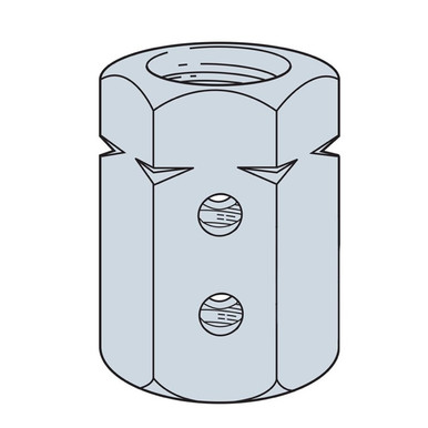 Opens dialog Simpson Strong-Tie HSCNW3/4 - " 3/4" High Strength Coupler Nut w/ Witness Hole (3/4"-10 UNC)