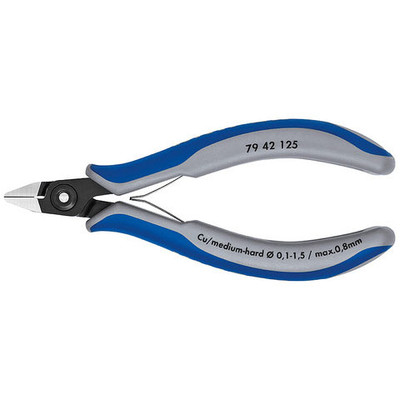 Knipex 7942125 Precision Electronics Diagonal Cutter with Multi-Component Grips (7942125)