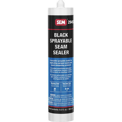SEM Paints Black 1K Sprayable Seam Sealer (29492)