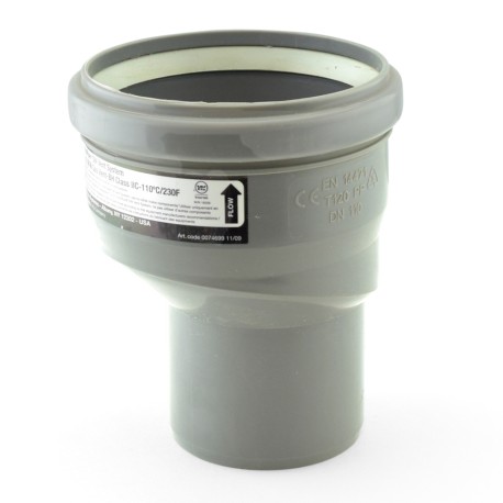 3" to 4" Eccentric Increaser for Innoflue SW