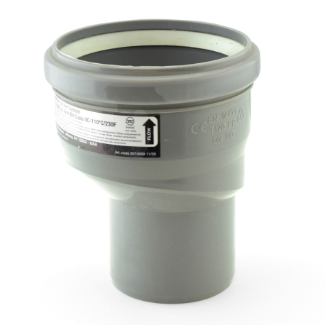 2" to 3" Eccentric Increaser for Innoflue SW