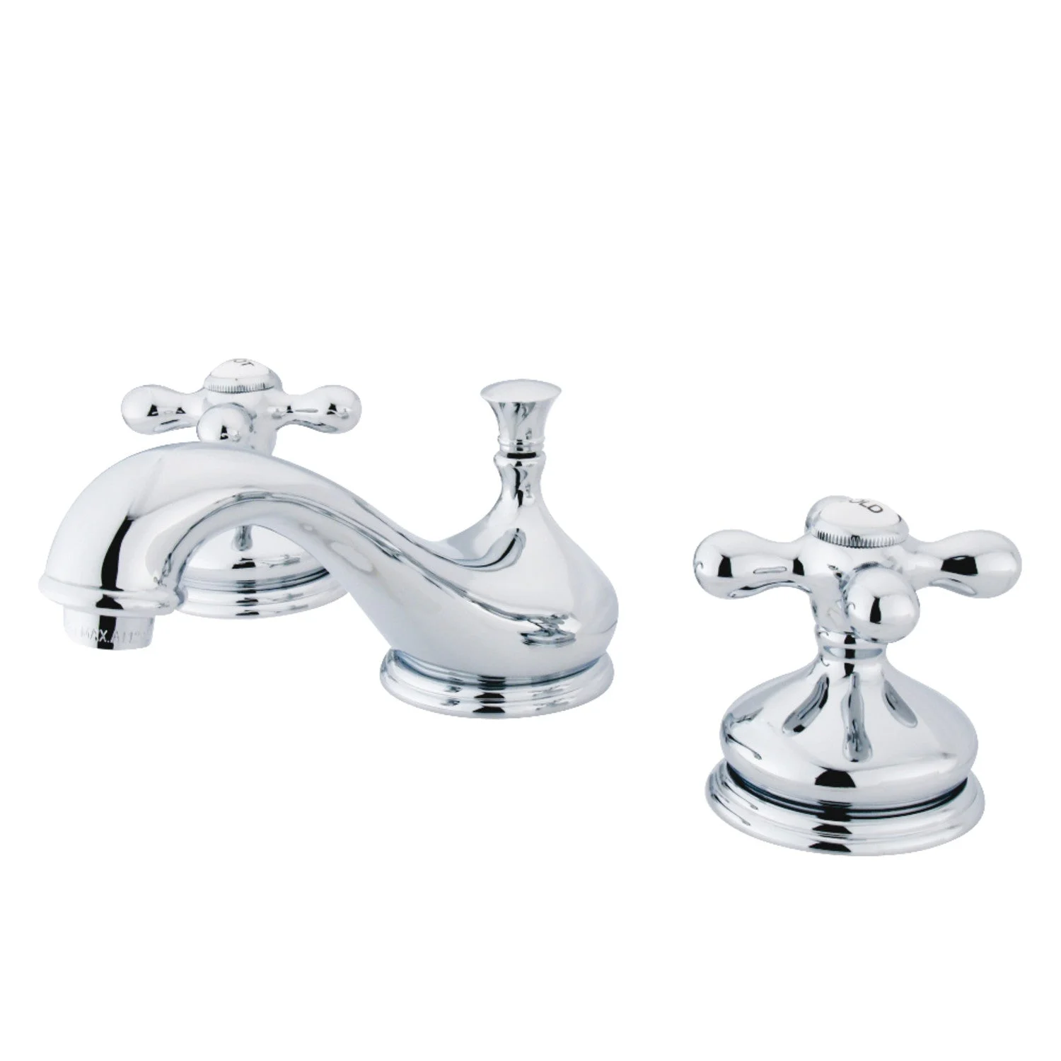 Kingston Brass KS1161AX 8 in. Widespread Bathroom Faucet, Polished Chrome