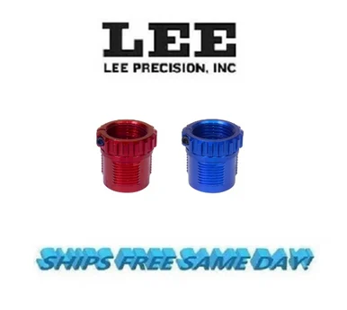 Lee Precision 2-pack of Spline Drive Breech Lock Bushings RED AND BLUE90095