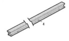 3707CH 7' Chain "I" Beam Rail System