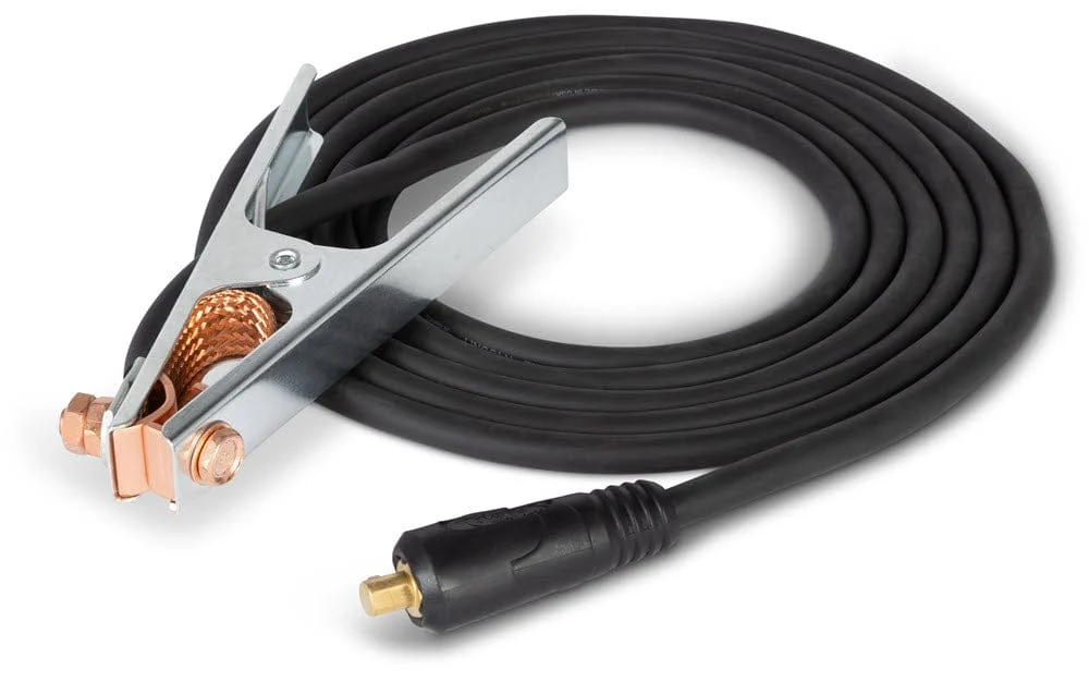 Lincoln 200 Amp Work Clamp & Cable Set – #4, 12.5 ft. K5482-1