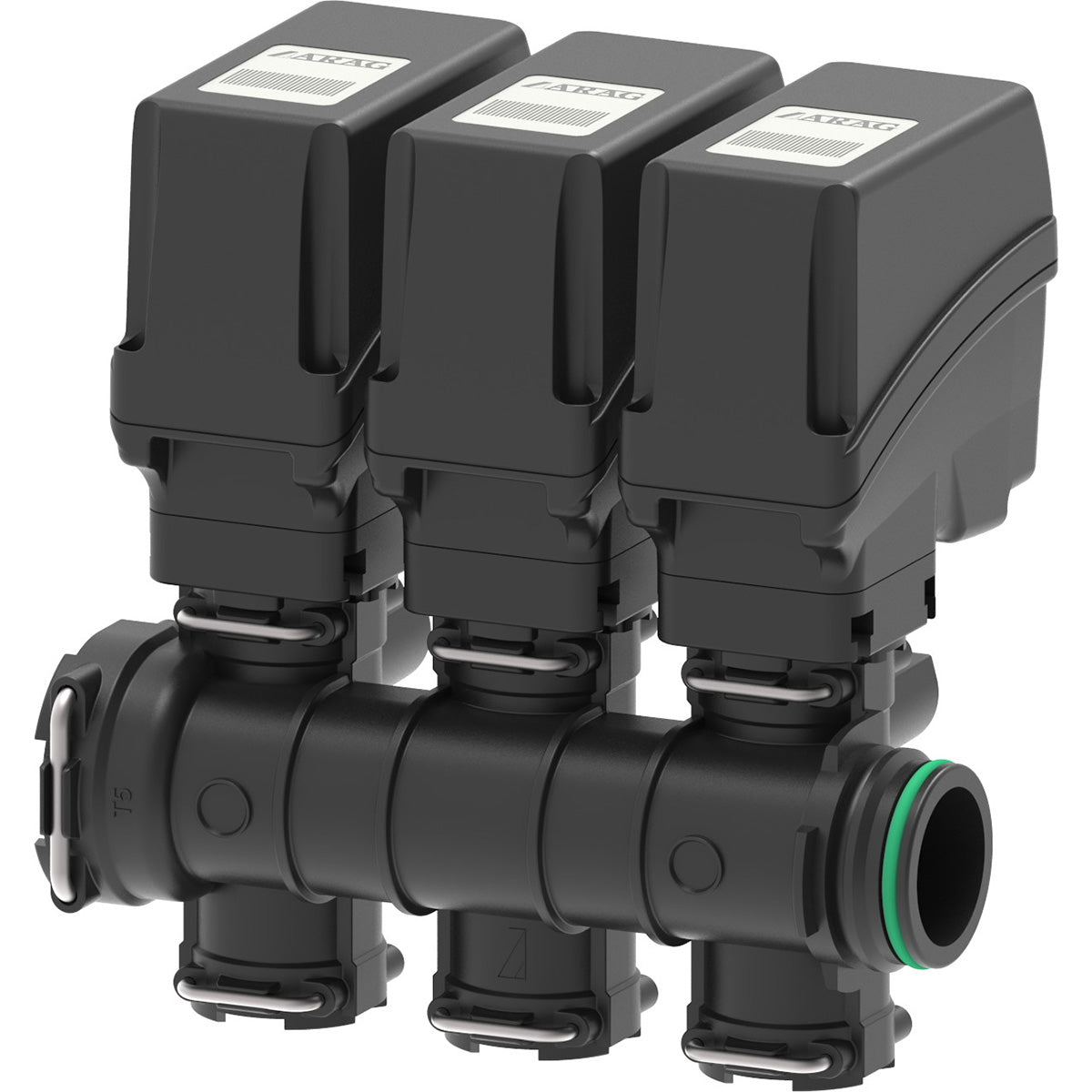 Arag 863T003 12V Boom 3 Section Valve- T5 Inlet/ T3 Outlet