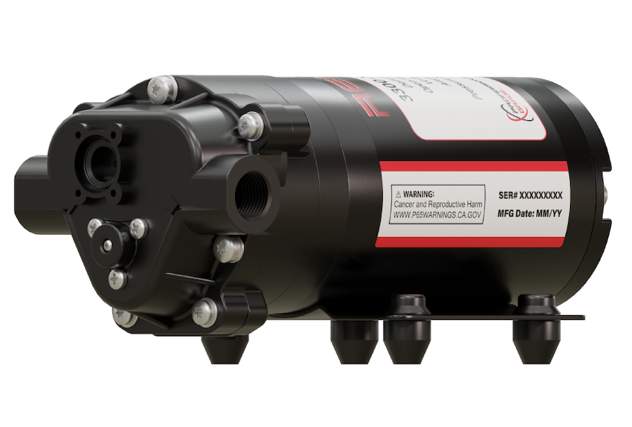 Remco 3321-2E1-73B Electric Diaphragm Pump (1.2GPM /60PSI, Bypass)