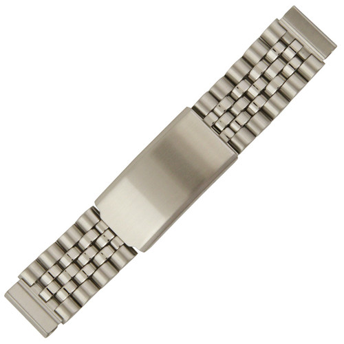 Hadley Roma Southwest Style Stainless Steel Watch Band Extender Links with Tri-Fold Clasp 4 Inch Length