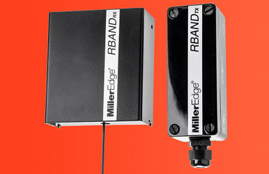 Miller Edge RB-P-K10C RBand Monitored Wireless Door Transmitter and Receiver