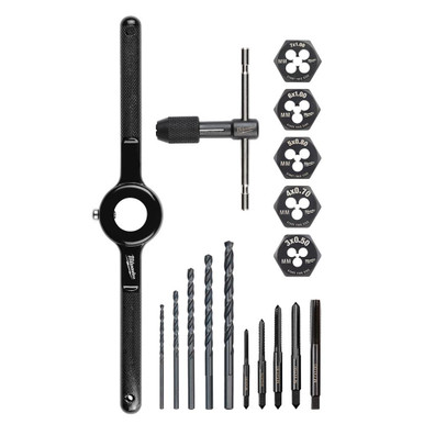 Milwaukee 49-22-5601 17 pc Metric Tap and Die Set