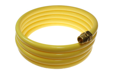 Opens dialog Coilhose Pneumatics N34-25A Nylon Coil, 3/4" x 25', 3/4" NPT Rigid & Swivel Fittings, Yellow