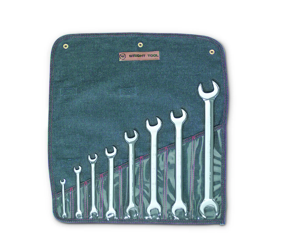 Open End Wrench 8 Piece Set – Full Polish 1/4″ – 1-1/4″