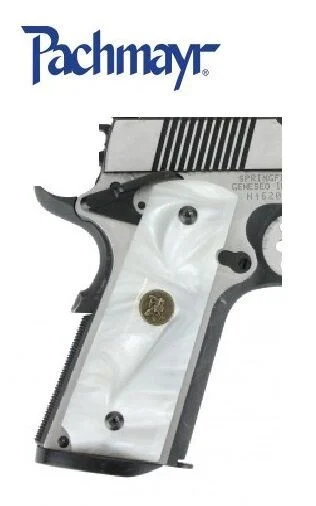 Pachmayr1911 Custom Series WHITE Pearl Grips, (both sides) # 62001New!
