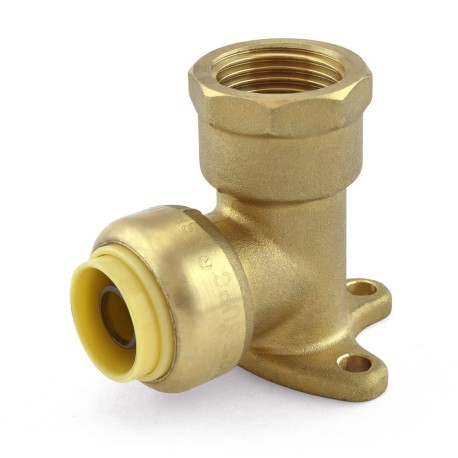 1/2" Push To Connect x 1/2" FNPT Drop Ear Elbow, Lead-Free