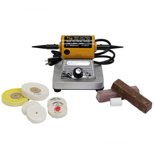 Compact Polishing Lathe Motor with Polishing Kit