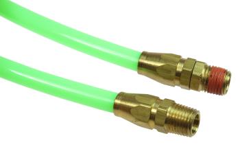 CO PR38-104A-G Flexcoil 3/8" ID x 10' 1/4" MPT Swivel x Rigid Green