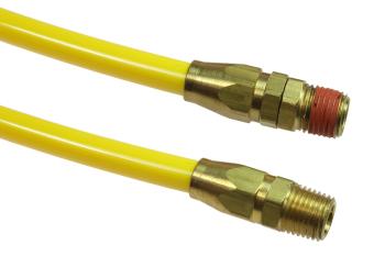 CO PR14-20A-Y Flexcoil 1/4" ID x 20' 1/4" MPT Swivel x Rigid Yellow