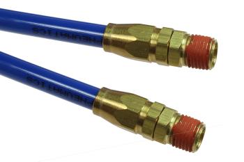 CO PR516-254B-B Flexcoil 5/16" ID x 25' 1/4" MPT Swivel Reusable Dark Blue