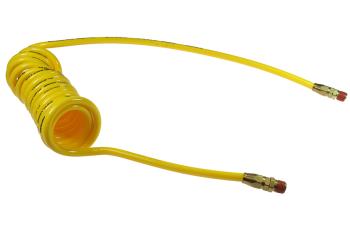CO PR38-20B-Y Flexcoil, 3/8" ID x 20', 3/8" MPT Swivel Reusable, Yellow