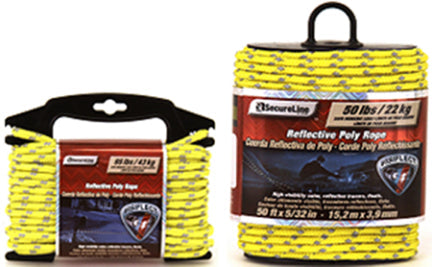 1/4 X50YELLOW REFLECTIVE ROPE