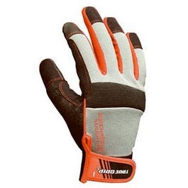 Winter Gloves, Gray/Red/Black, Men's' Large
