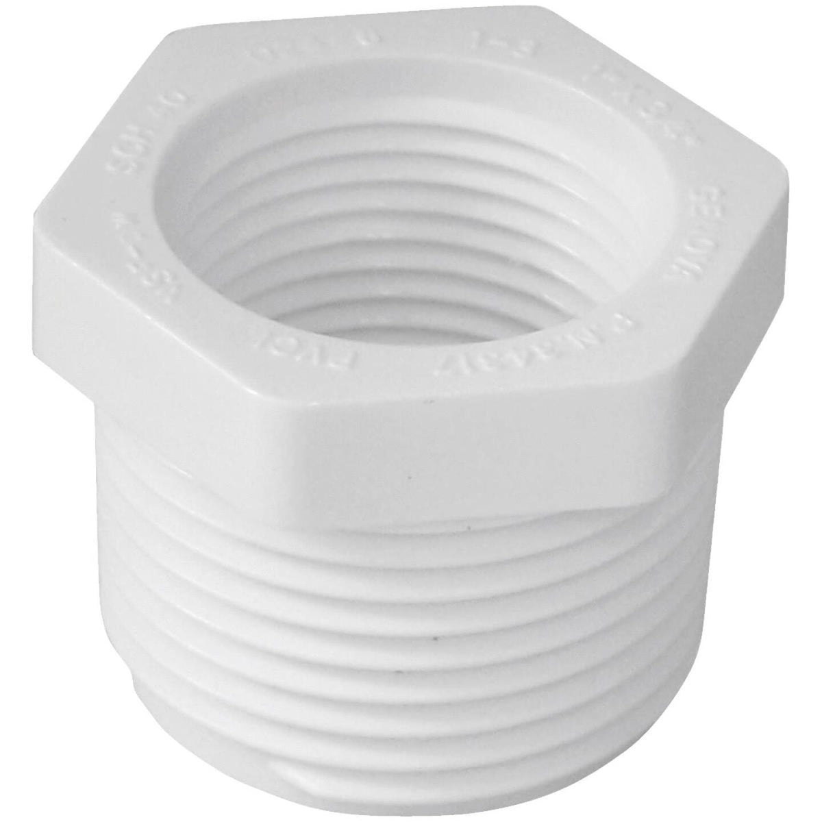 Charlotte Pipe 1 In. MPT x 3/4 In. FPT Schedule 40 PVC Bushing
