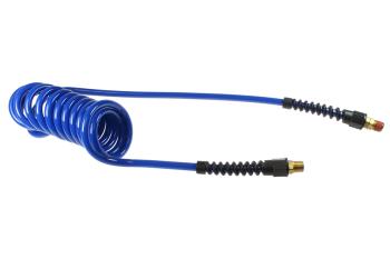 CO PU14-25A-B Flexcoil 1/4" ID x 25' 1/4" MPT Rigid x Swivel Dark Blue