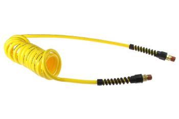 CO PU14-10B-Y Flexcoil 1/4" ID x 10' 1/4" MPT Swivel Yellow