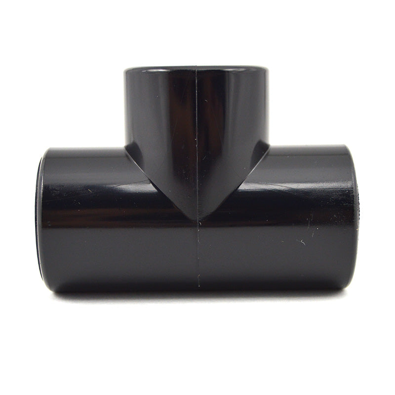 3/4" PVC Tee Furniture Grade - Black