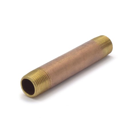 3/8" x 3-1/2" Brass Pipe Nipple