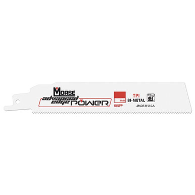 Opens dialog MK Morse RBWP94210T25 - 9", 10 TPI Advanced Edge Bi-Metal Reciprocating Saw Blades, 25ct