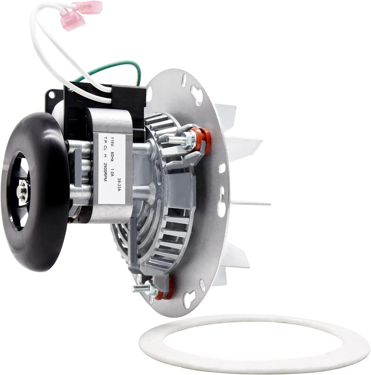 Replacement 812-4400 Exhaust Blower Motor for Quadra-Fire Santa Fe, Castile, PelPro PP130, PP60, Pleasant Hearth PH35PS, PH50CABPS Pellet Stoves