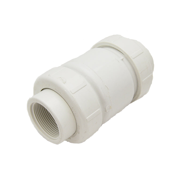 1" PVC True Union Swing Check Valve - Threaded (S1720-10F)