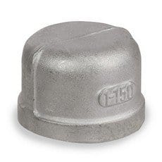 4" 150# 304 Stainless Steel Cast Threaded Cap Heavy