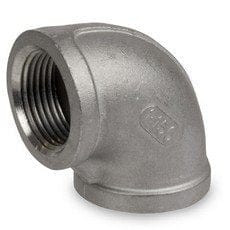 3/4" 150# 304 Stainless Steel Cast Threaded 90 Elbow Heavy