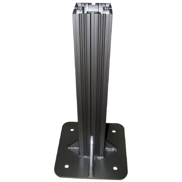 Signal-Tech 28589 P4X4D90B 90″ Decorative 4×4 Post with 12″ x 12″ Base Plate