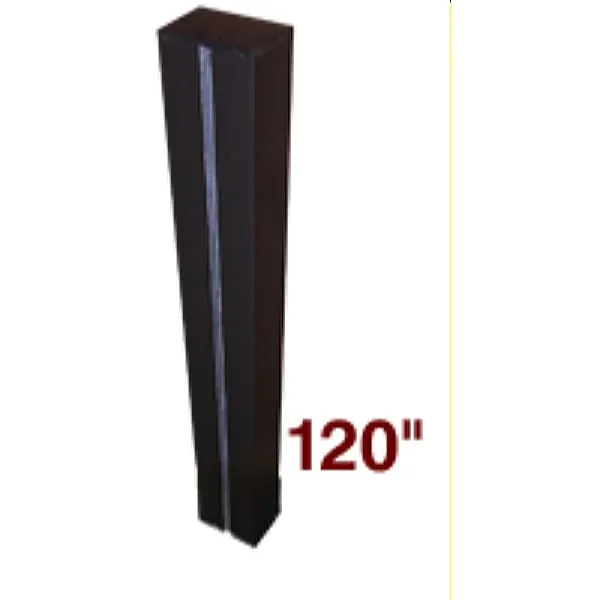 Signal-Tech 2879 P120 120″ H Single Post (2-1/4″ x 3″) for Direct Burial