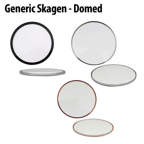 Imitation Made to Fit Domed Mineral Glass Watch Crystals to Fit SkagenBrand Watches With Trim