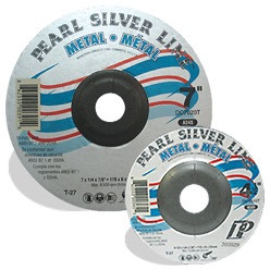 4 x 1/4 x 5/8 Silver Line™ AO Depressed Center Wheels, A24R, 25/Box