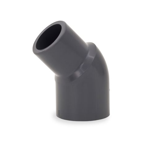 1-1/4" PVC (Sch 80) 45° Street Elbow