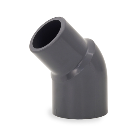 1-1/2" PVC (Sch 80) 45° Street Elbow
