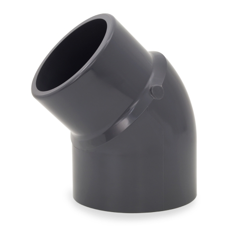 4" PVC (Sch 80) 45° Street Elbow