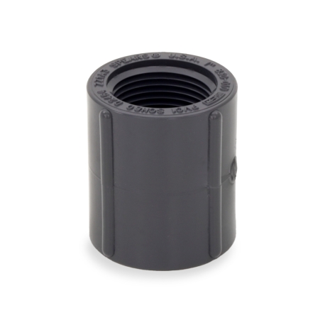 1" PVC (Sch 80) FIP x FIP Coupling