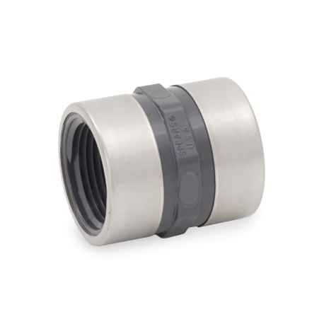 1" PVC (Sch 80) FIP x FIP Coupling, Special Reinforced